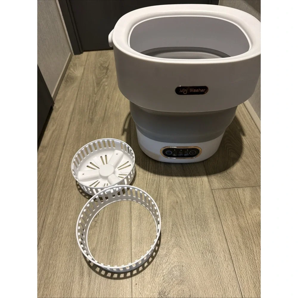 Portable Washing Machine 13L Mini Washer Spinner 3 Modes Foldable Compact